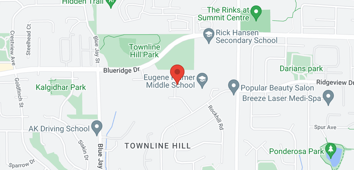 map of 3501 HILL PARK PLACE